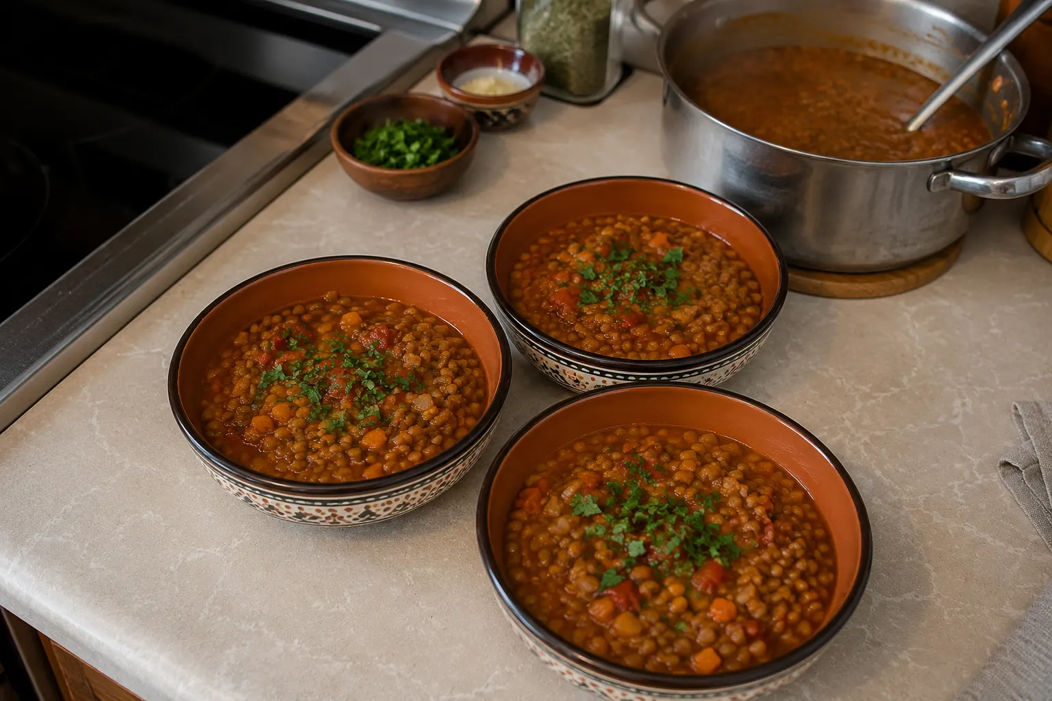 LENTIL STEW WITH VEGETABLES – THE TASTE OF HOMEMADE COOKING