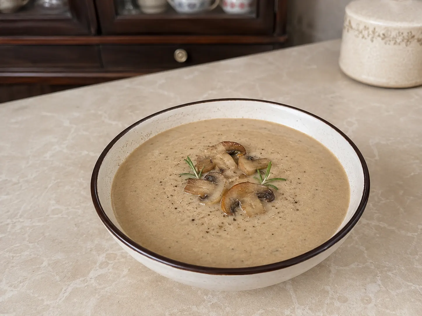 PORCINI MUSHROOM CREAM SOUP – THE AROMA OF FOREST COOKING